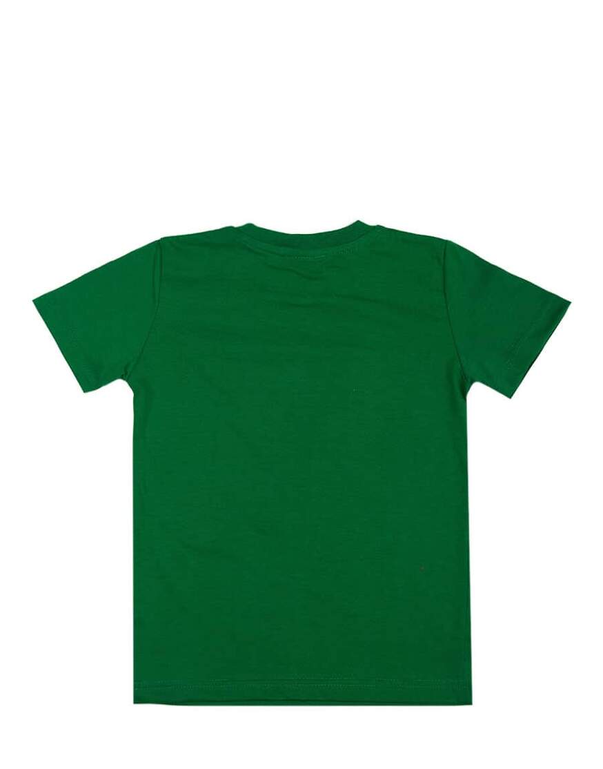 Зелёная детская футболка оптом